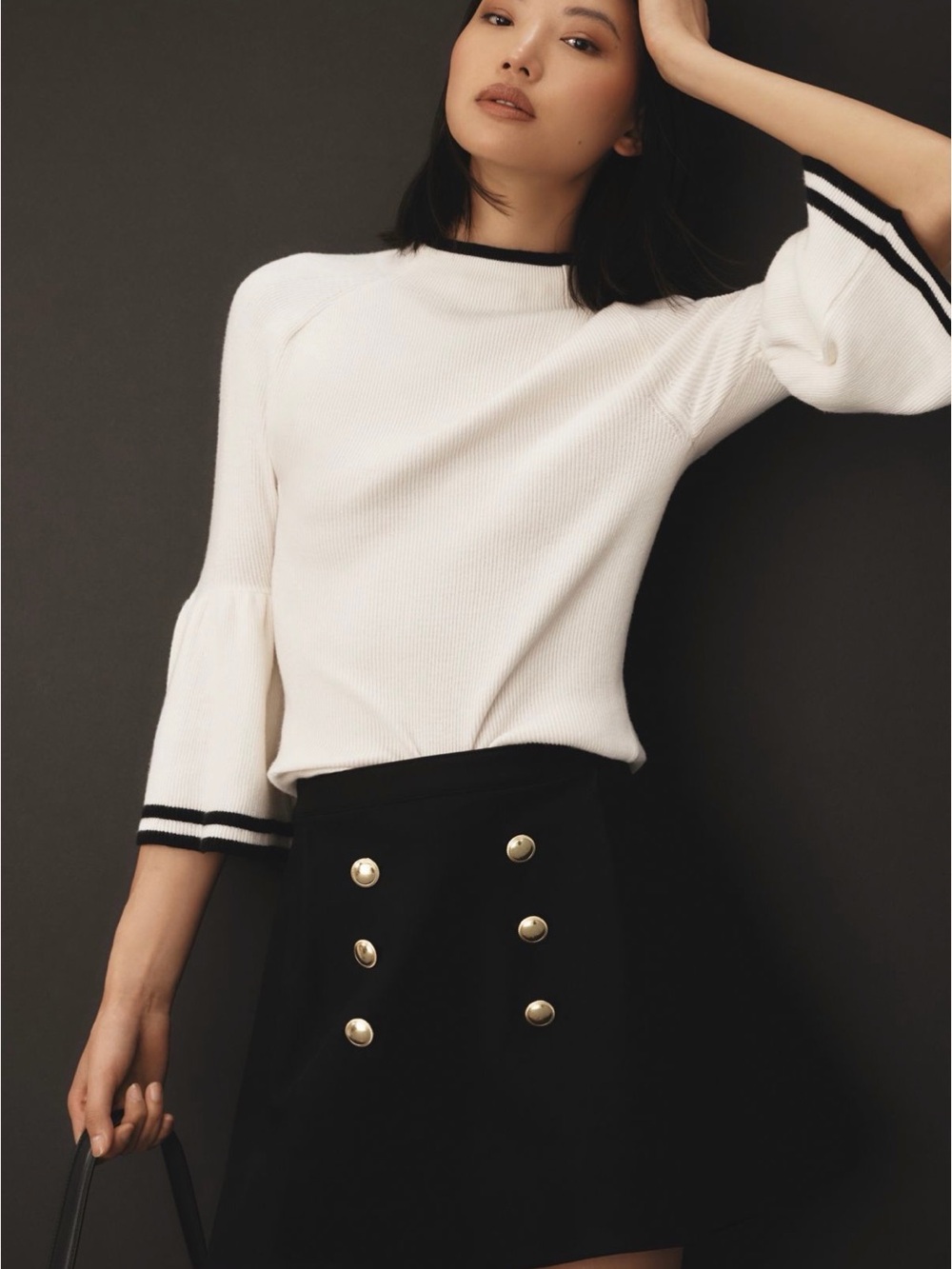 Maeve Modern Flute Sweater
